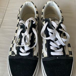 Black and White Checkered Vans